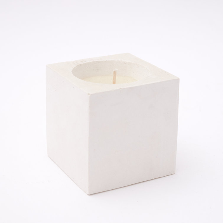 zarify 6.5Cm Concrete Tabletop Tealight Holder with Candle Included